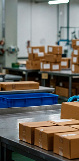 A packaging facility.