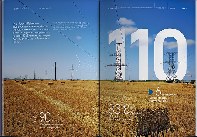 A mockup of the 2025 Annual Impact Report showing data and photography.